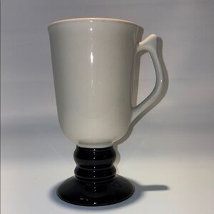 Modern Cream and Black Dining Mugs
